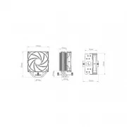 Кулер для процесора Deepcool AG400 LED (UA)