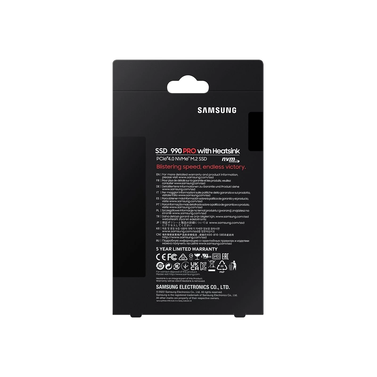 M.2 2280 1TB Samsung (MZ-V9P1T0CW) Тип накопителя: внутренний;