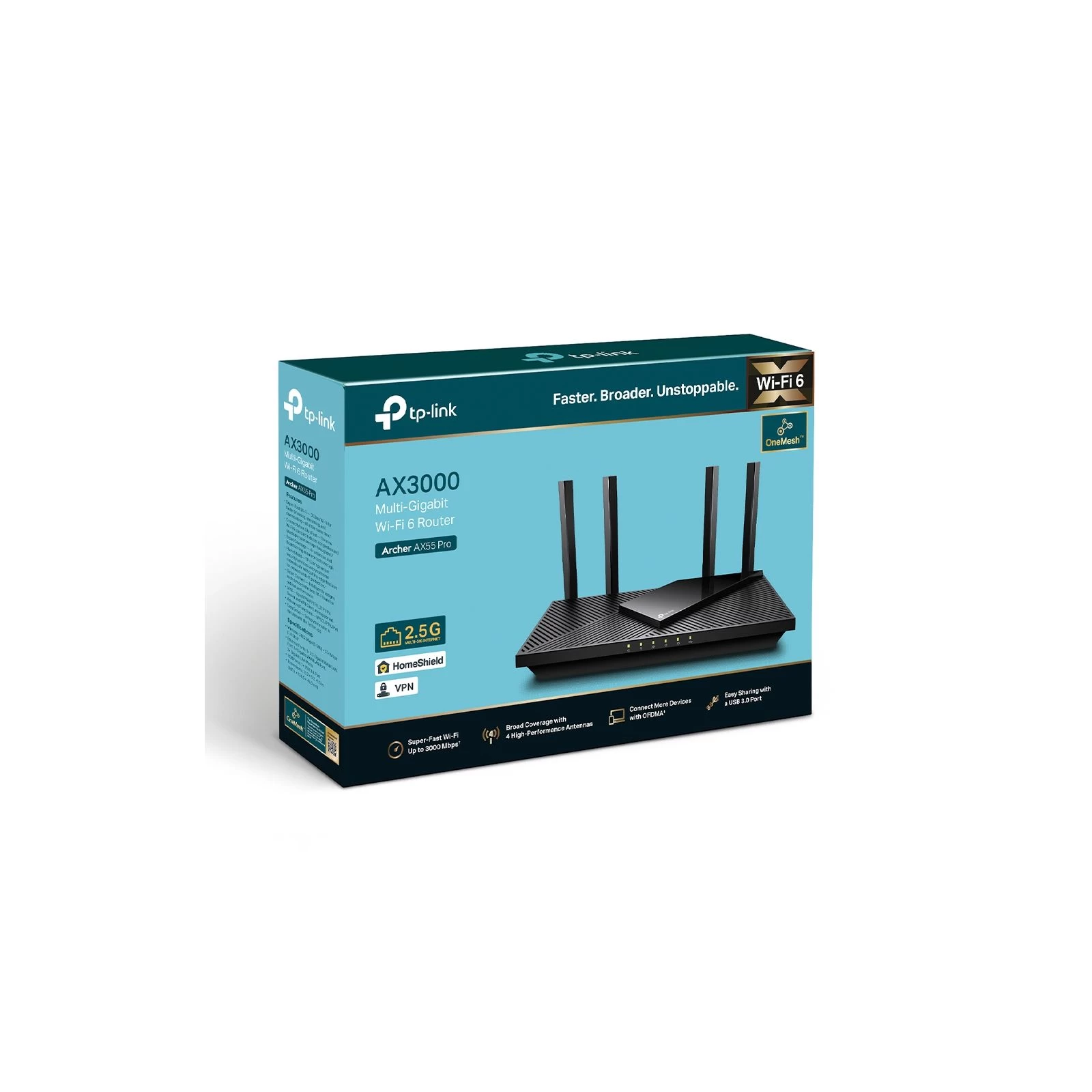 Маршрутизатор TP-Link ARCHER-AX55-PRO (UA) Режимы работы: Wi-Fi