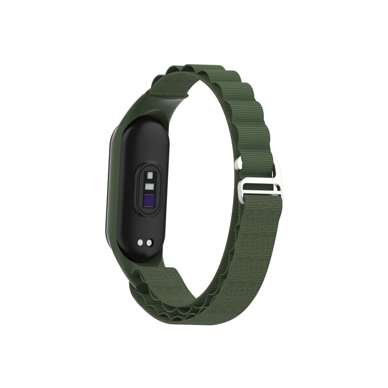 Ремешок для фитнес браслета Armorstandart AlpinaStyle Band для Xiaomi Mi Band 7/6/5/4 Green (ARM64988) (UA) Совместимость Xiaomi Mi Band 4, Xiaomi Mi Band 5, Xiaomi Mi Band 6, Xiaomi Mi Band 7
