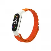 Ремінець для фітнес браслета Armorstandart AlpinaStyle Band для Xiaomi Mi Band 7/6/5/4 Orange (ARM64989) (UA)