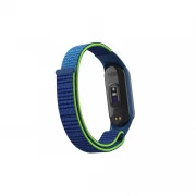 Ремінець для фітнес браслета Armorstandart нейлоновий для Xiaomi Mi Band 7/6/5/4 Blue/Green (ARM67844) (UA)