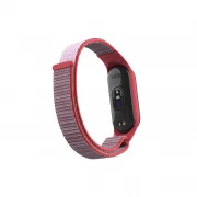 Ремінець для фітнес браслета Armorstandart нейлоновий для Xiaomi Mi Band 7/6/5/4 Grey/Red (ARM67853) (UA)