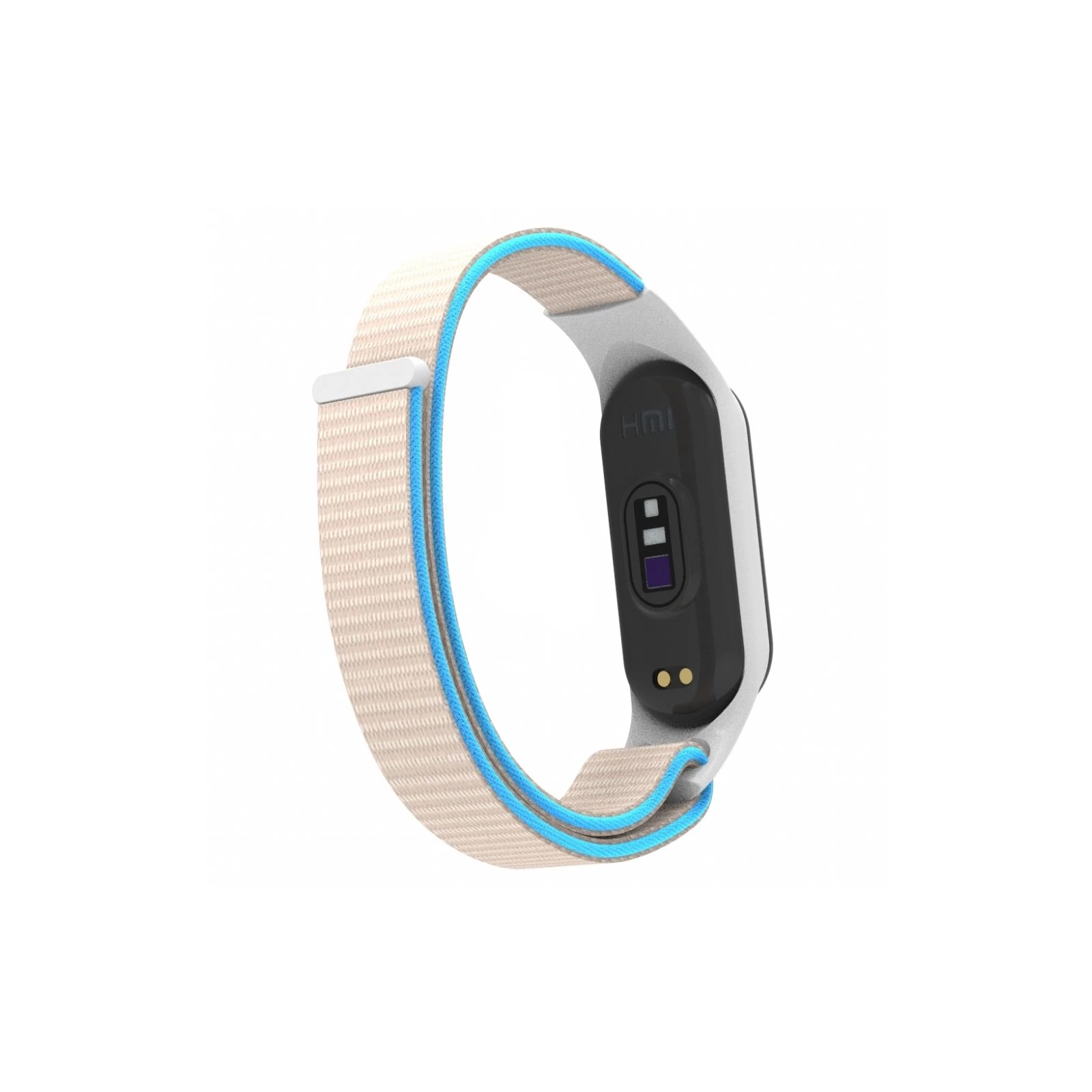 Ремінець для фітнес браслета Armorstandart нейлоновий для Xiaomi Mi Band 7/6/5/4 White/Red (ARM67846) (UA) Сумісність: Xiaomi Mi Band 4; Xiaomi Mi Band 5;