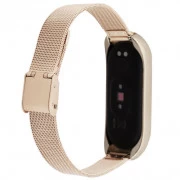 Ремінець для фітнес браслета BeCover Metal для Xiaomi Mi Smart Band 5 Rose Gold (705149) (UA)
