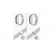 Ремінець для фітнес браслета BeCover Metal для Xiaomi Mi Smart Band 7 Silver (707494) (UA)