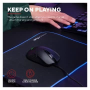 Trust GXT923 YBAR Wireless Black (24888) (UA)