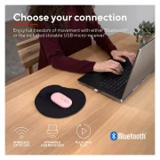 Trust Puck Wireless/Bluetooth Silent Pink (24125) (UA)