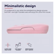 Trust Puck Wireless/Bluetooth Silent Pink (24125) (UA)