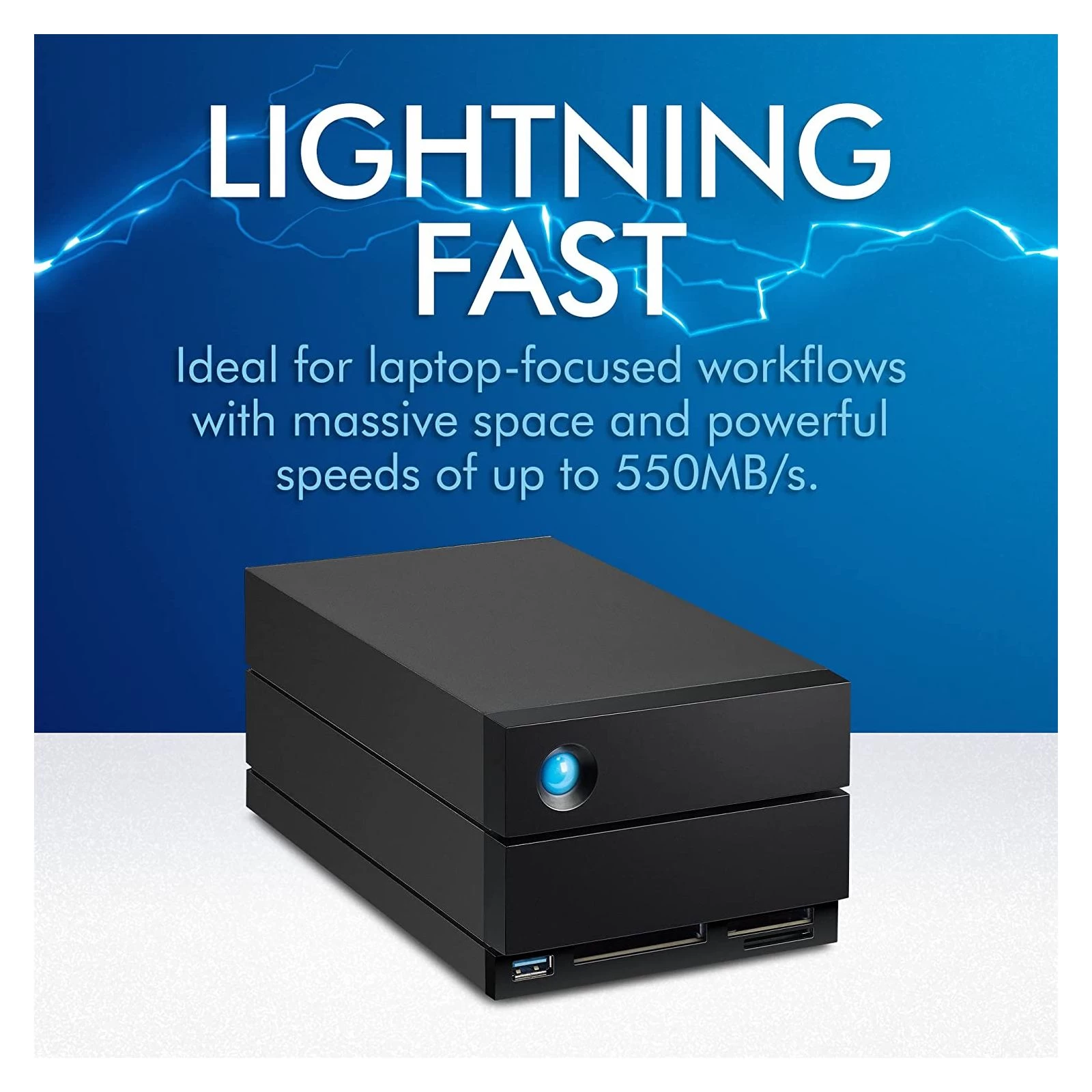 3.5 28TB LaCie (STLG28000400) (UA) Тип: Настільні; Форм-фактор: 3.5;