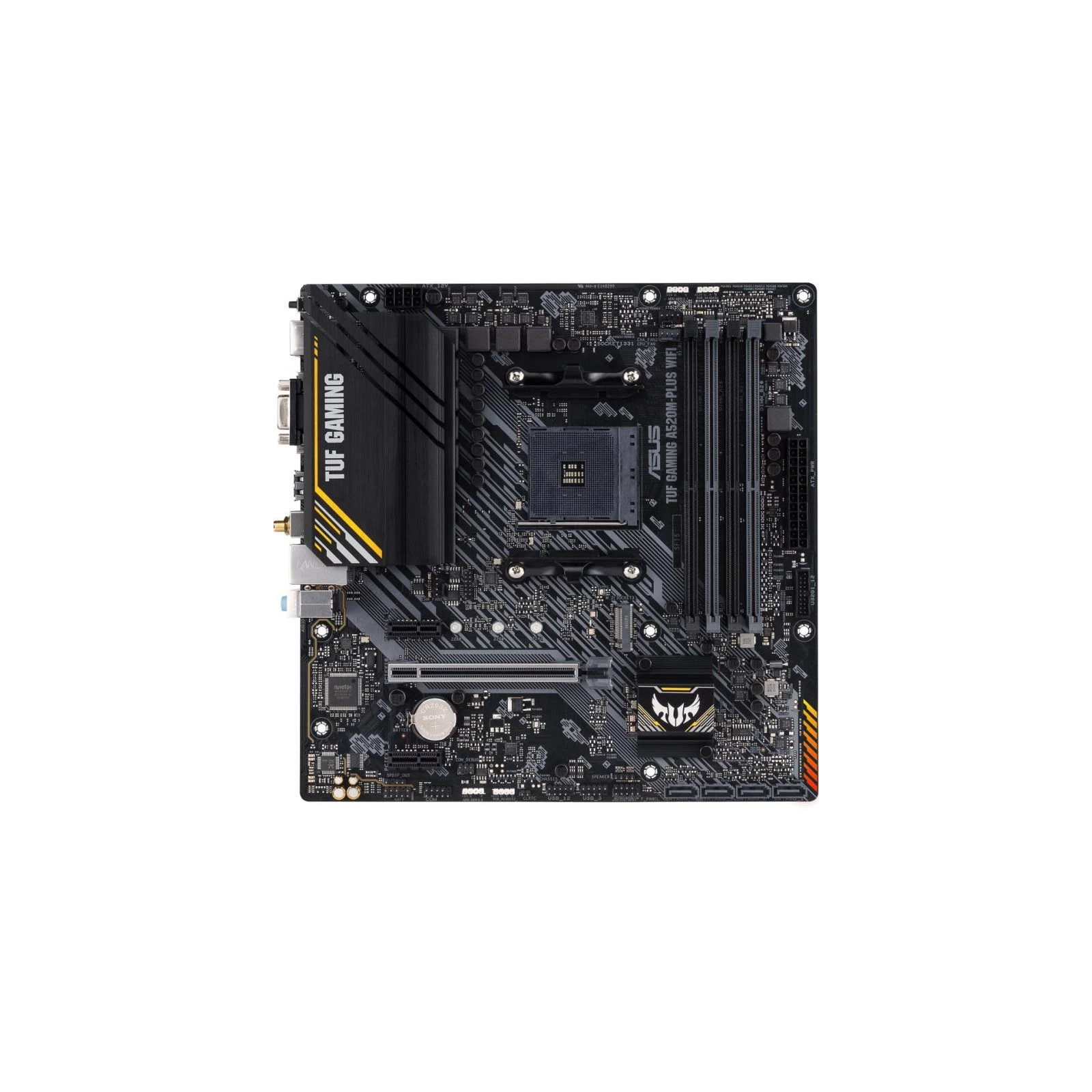 ASUS TUF GAMING A520M-PLUS WIFI (90MB17F0-M0EAY0) Назначение: геймерская; Сокет: