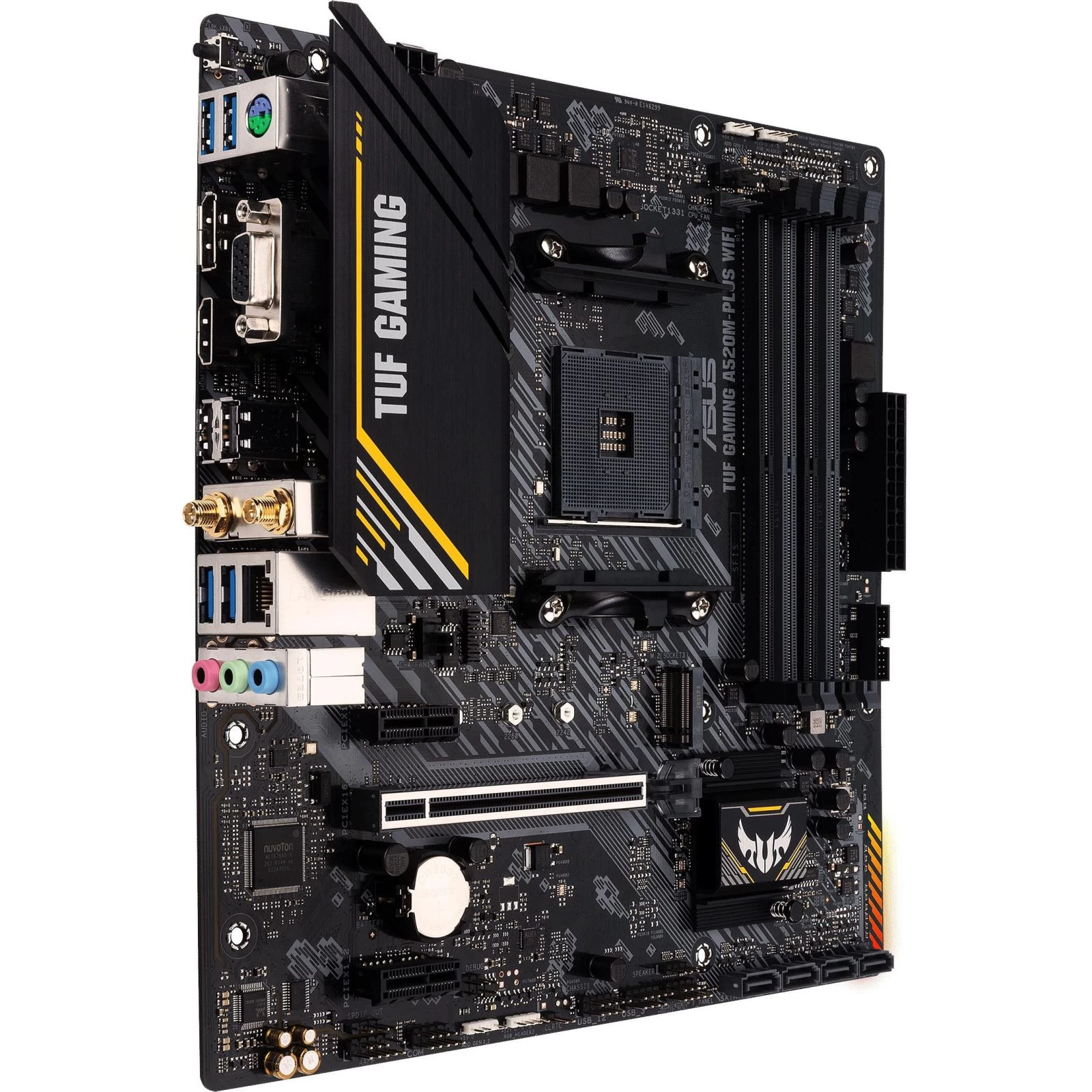 ASUS TUF GAMING A520M-PLUS WIFI (90MB17F0-M0EAY0) Підтримка процесорів AMD Ryzen 5000 G-Series Processors/ AMD Ryzen 5000 Series Processors/ AMD Ryzen 4000 G-Series Processors/ AMD Ryzen 30 Series Processors