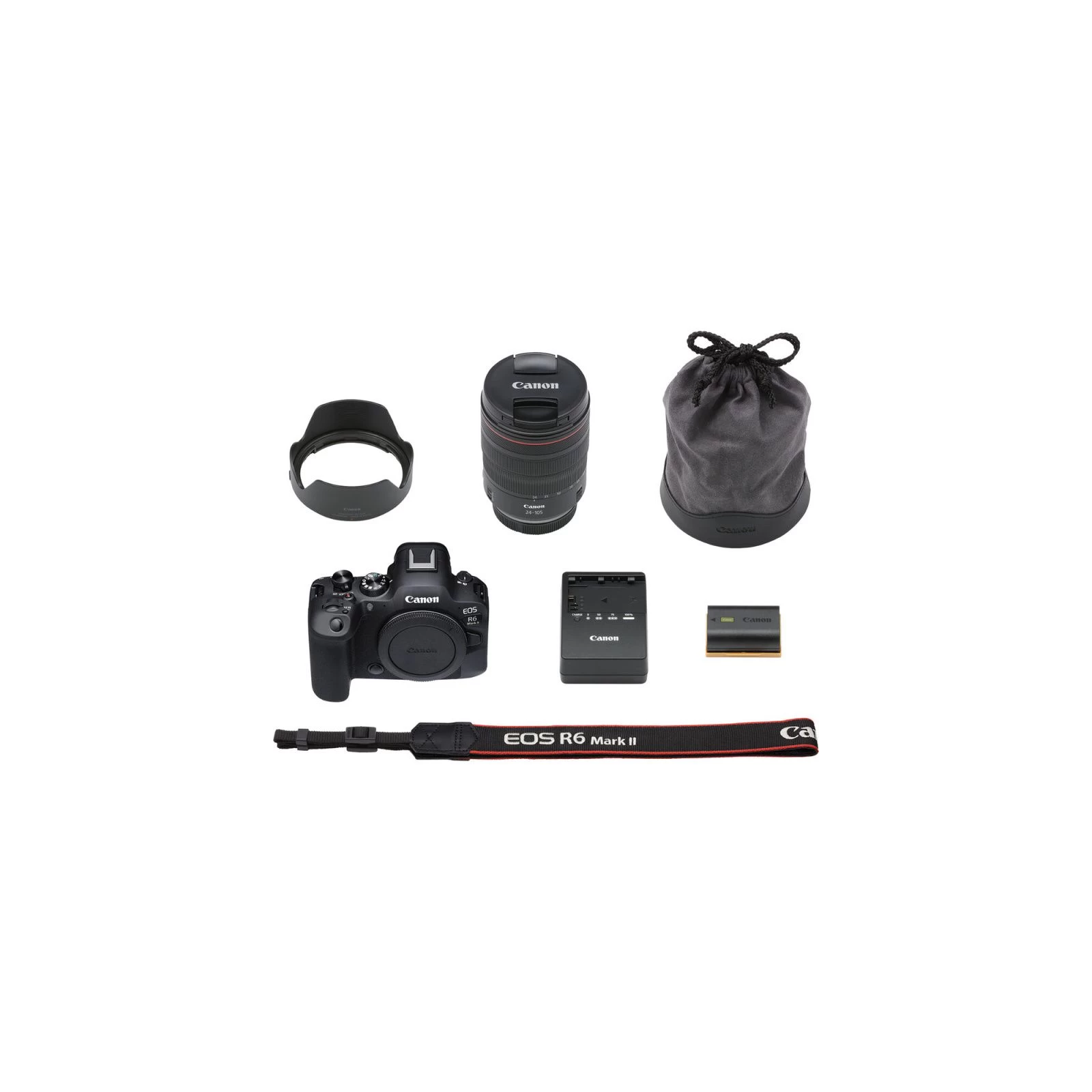 Canon EOS R6 Mark II + RF 24-105 f/4.0-7.1 IS STM (5666C030) (UA) Стабилизация механическая