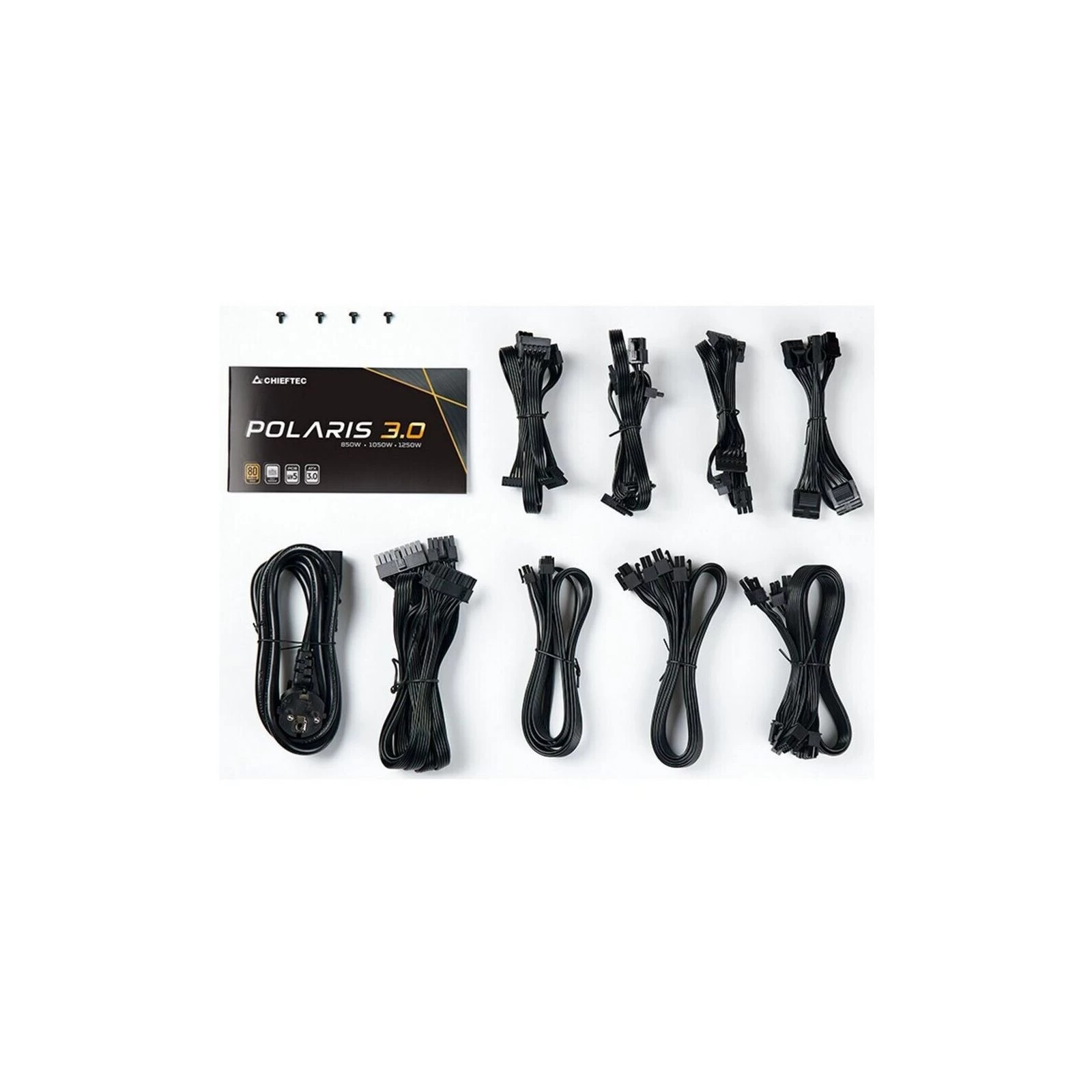 Chieftec 1250W Polaris 3.0 (PPS-1250FC-A3) (UA) Стандарт БП ATX 12V v3.0