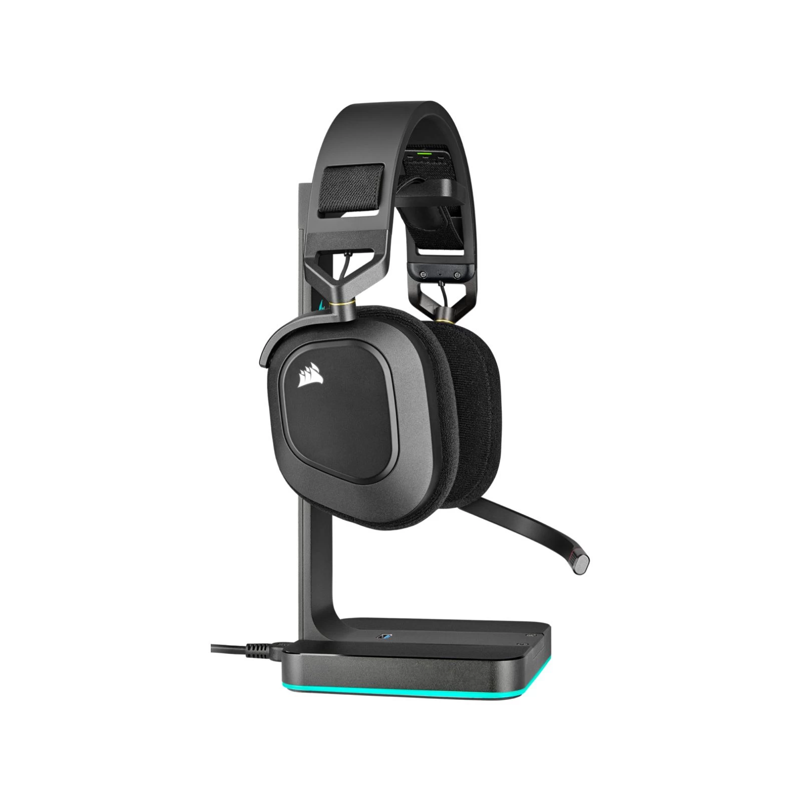 Corsair HS80 RGB Wireless Carbon (CA-9011235-EU) (UA) Конструкция полноразмерные