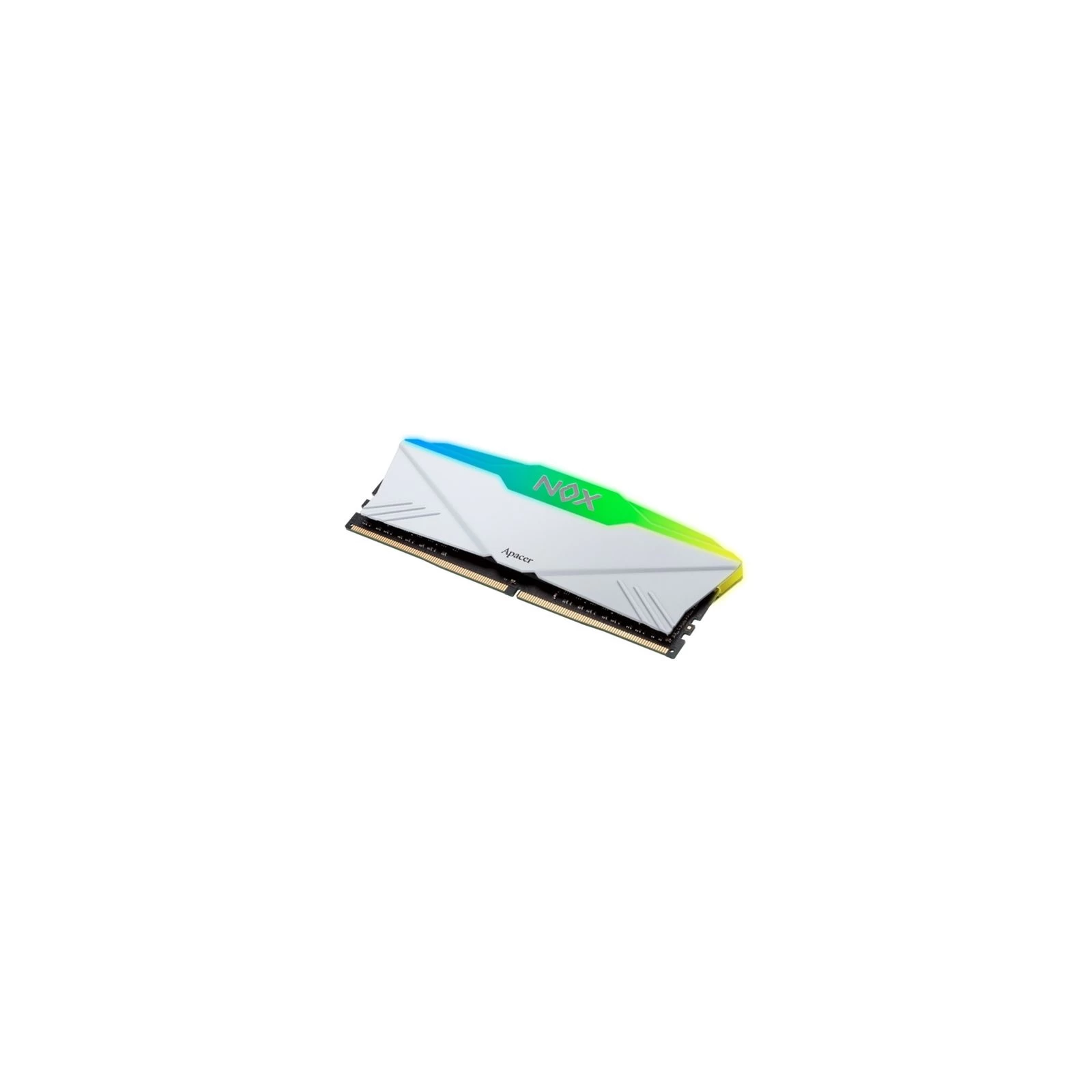 DDR4 16GB (2x8GB) 3200 MHz NOX RGB White Apacer (AH4U16G32C28YNWAA-2) (UA) Тип пам'яті: DDR4; Об'єм пам'яті: 16