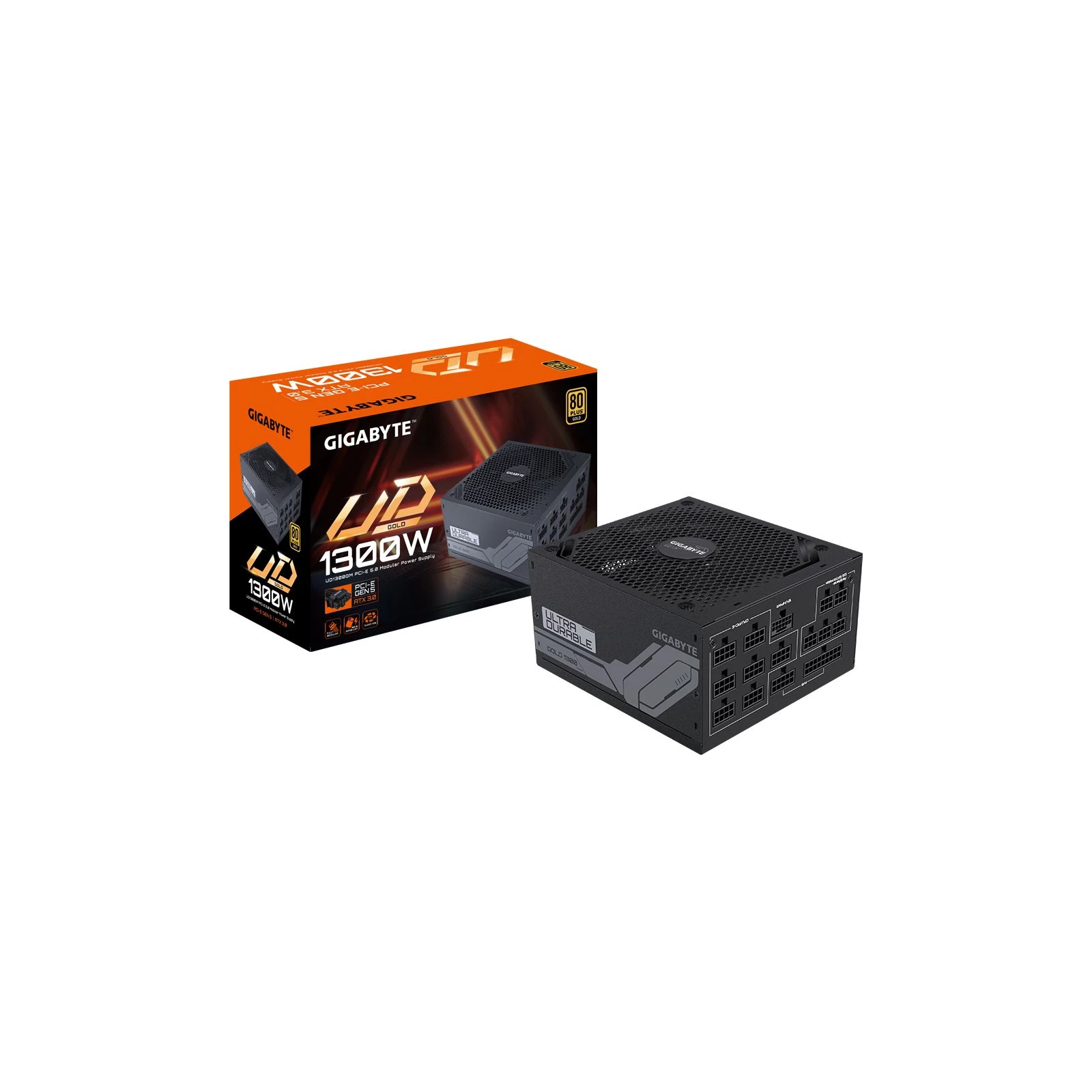 GIGABYTE 1300W (UD1300GM PG5) (UA) Тип БП: модульні, для