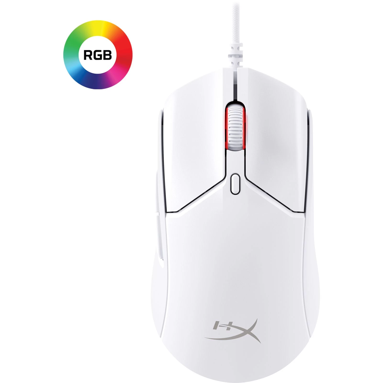 HyperX Pulsefire Haste 2 USB White (6N0A8AA) (UA) Разрешение (min) 400 dpi