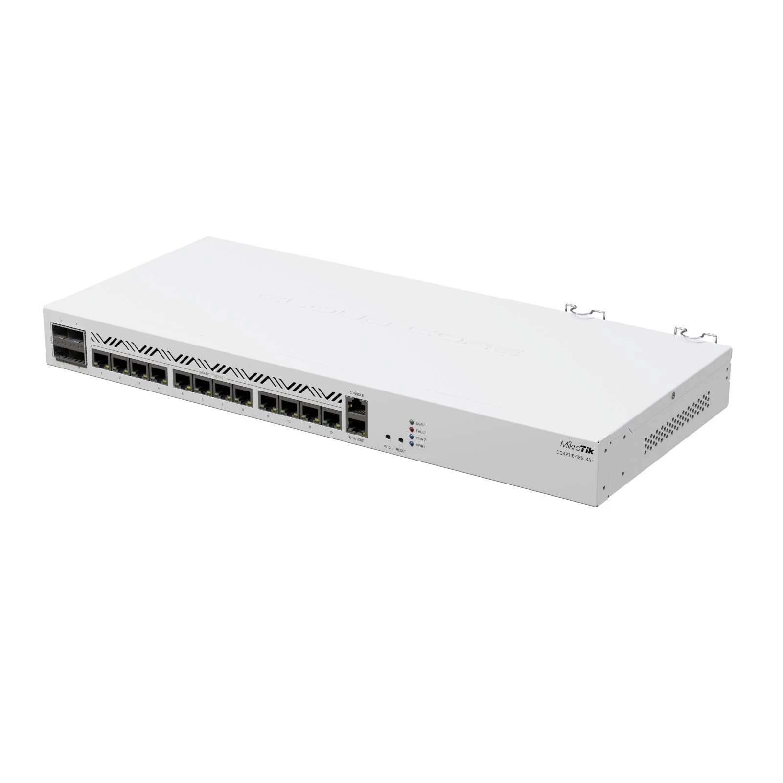 Комутатор мережевий Mikrotik CCR2116-12G-4S+ (UA) Форм-фактор: у стійку; Кількість