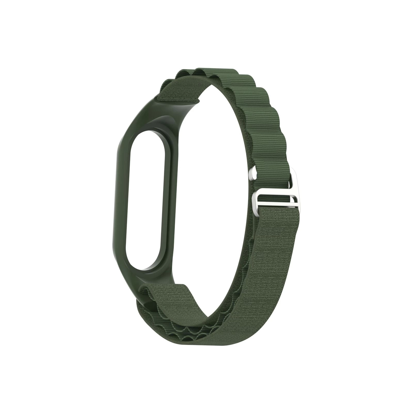 Ремінець для фітнес браслета Armorstandart AlpinaStyle Band для Xiaomi Mi Band 7/6/5/4 Green (ARM64988) (UA) Сумісність: Xiaomi Mi Band 4; Xiaomi Mi Band 5;