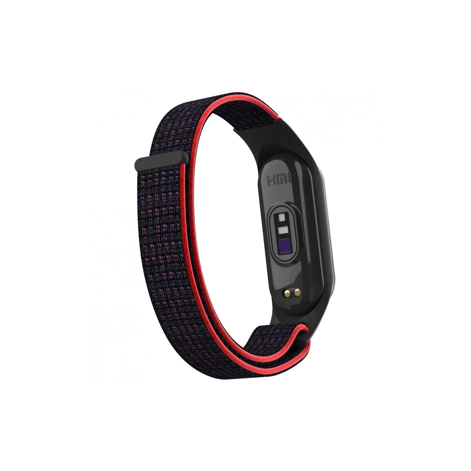 Ремешок для фитнес браслета Armorstandart нейлоновый для Xiaomi Mi Band 7/6/5/4 Black/Red (ARM67843) (UA) Совместимость Xiaomi Mi Band 4, Xiaomi Mi Band 5, Xiaomi Mi Band 6, Xiaomi Mi Band 7