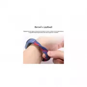 Ремешок для фитнес браслета BeCover Elastic Nylon Style для Xiaomi Mi Smart Band 5/6 (Size S) Pink-White (706142) (UA)