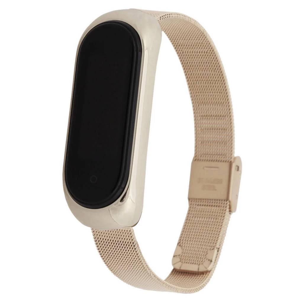 Ремінець для фітнес браслета BeCover Metal для Xiaomi Mi Smart Band 5 Rose Gold (705149) (UA) Сумісність: Xiaomi Mi Band 5; Колір:
