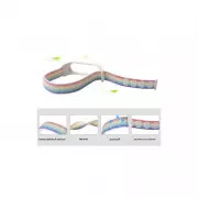 Ремінець для фітнес браслета BeCover Nylon Style для Xiaomi Mi Smart Band 5/6 Green-Sand (705419) (UA)