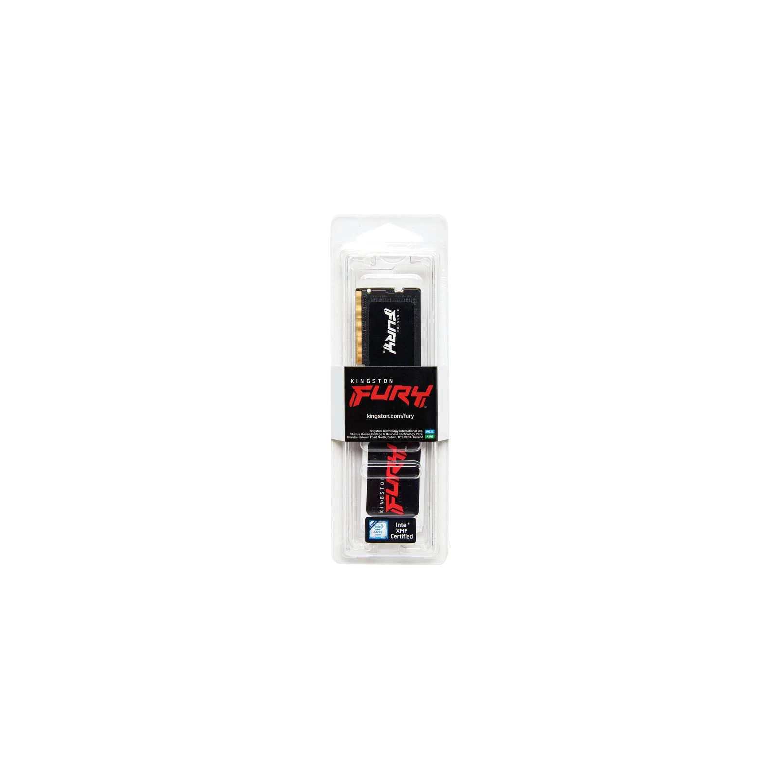 SoDIMM DDR5 32GB 5600 МГц Impact Kingston Fury (ex. HyperX) (KF556S40IB-32) (UA) Об'єм пам'яті 32 ГБ