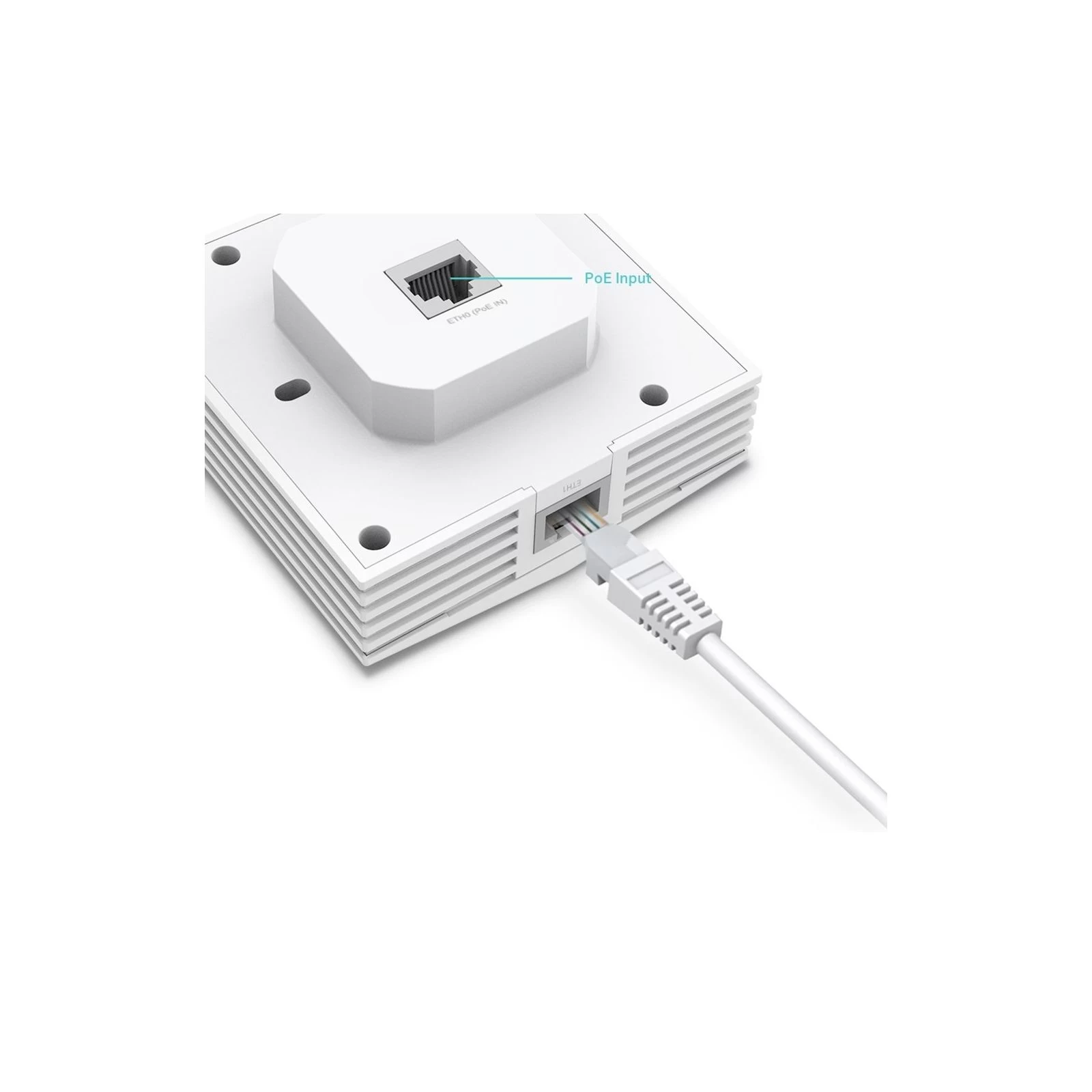 Точка доступу Wi-Fi TP-Link EAP650-WALL (UA) Робоча частота 2.4 ГГц, 5 ГГц