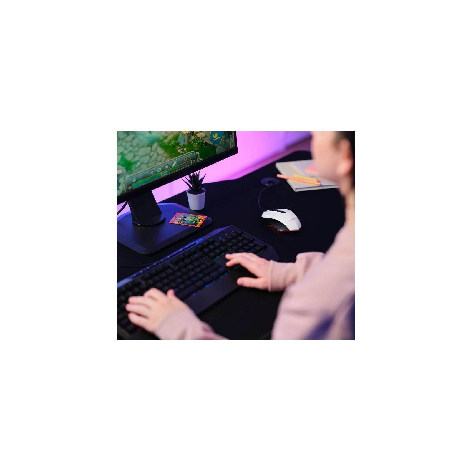 Trust GXT 109 Felox RGB White (25066) (UA) Призначення для ноутбука, для комп'ютера