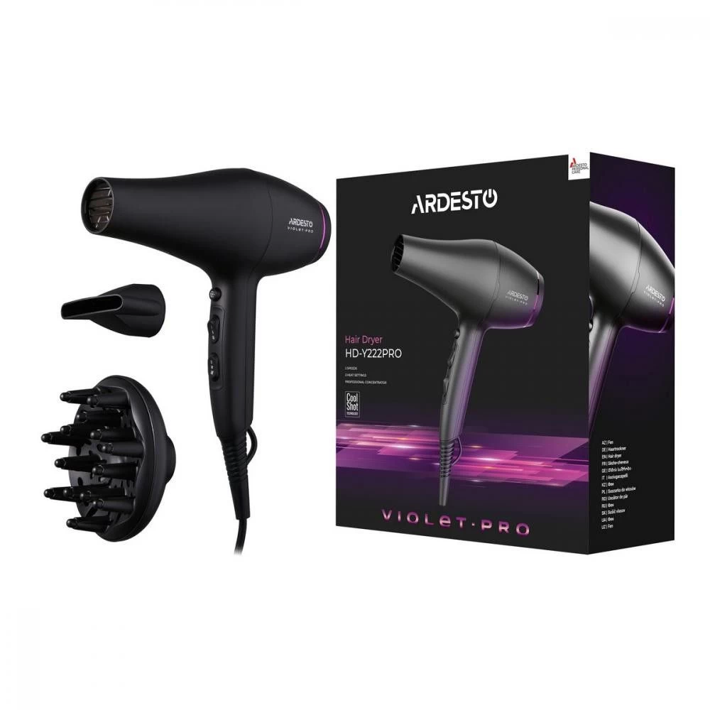 Ardesto HD-Y222PRO (UA) Бренд: Ardesto; Потужність, Вт: 1850-2200;