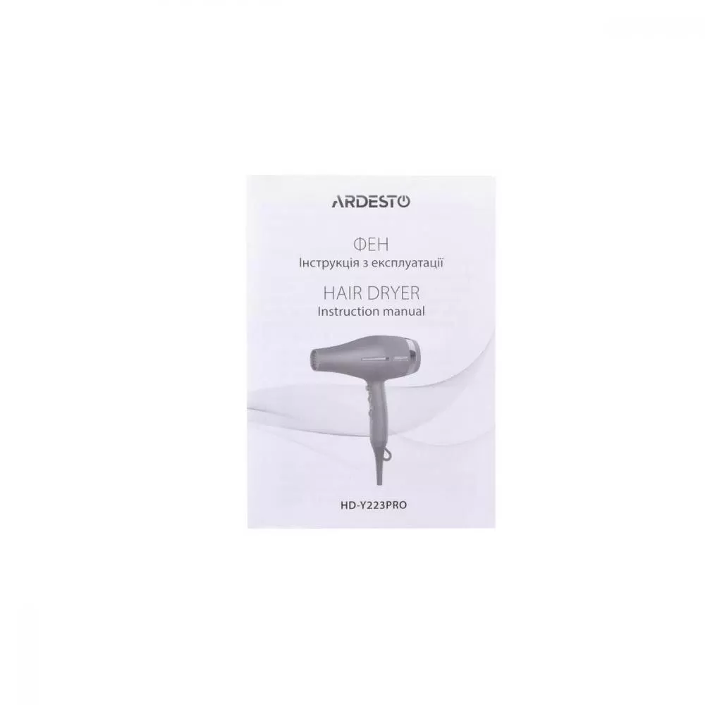 Ardesto HD-Y223PRO Бренд: Ardesto; Потужність, Вт: 1850-2200;