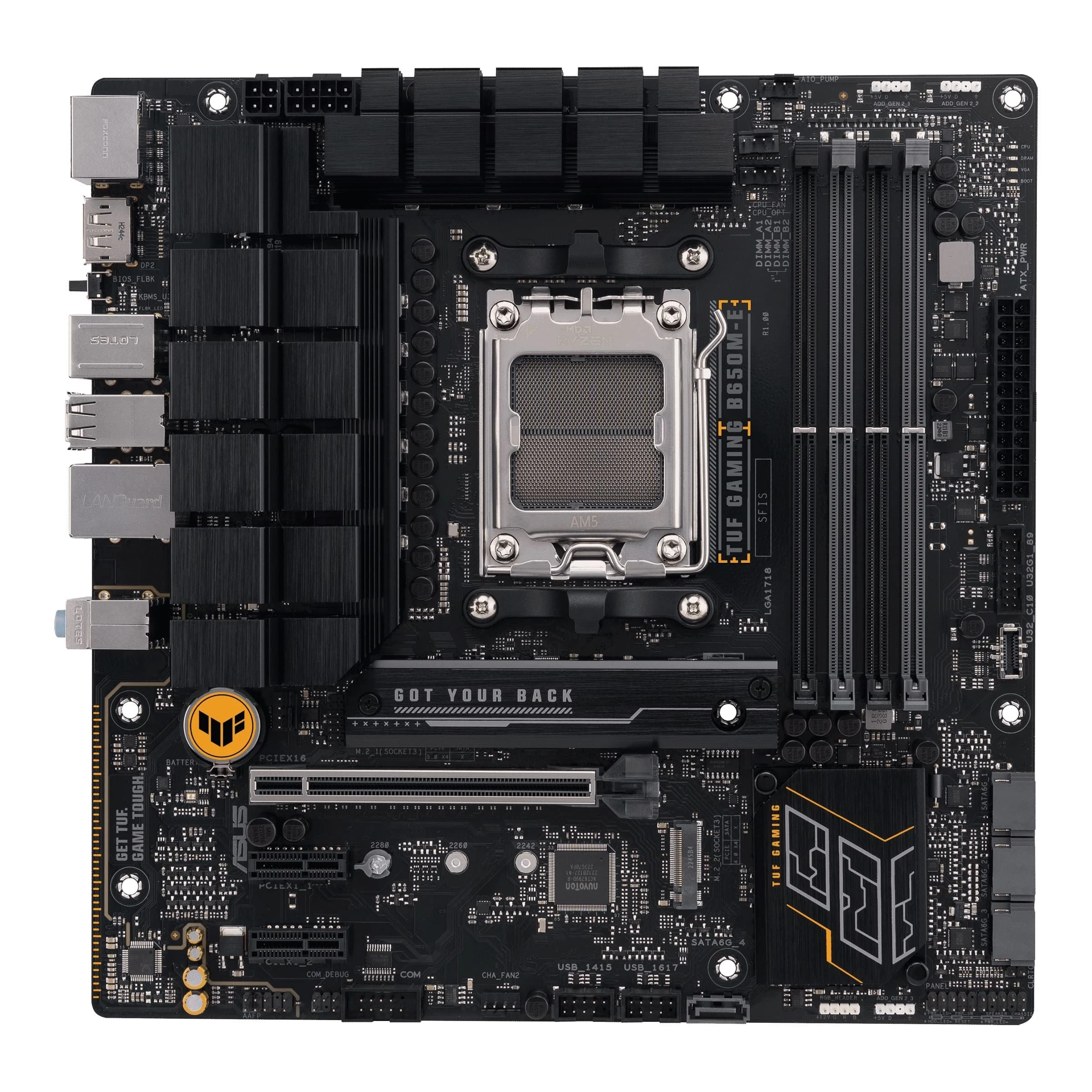 Asus TUF Gaming B650M-E Socket AM5 (UA) Сокет: AM5; Чіпсет: AMD B650;