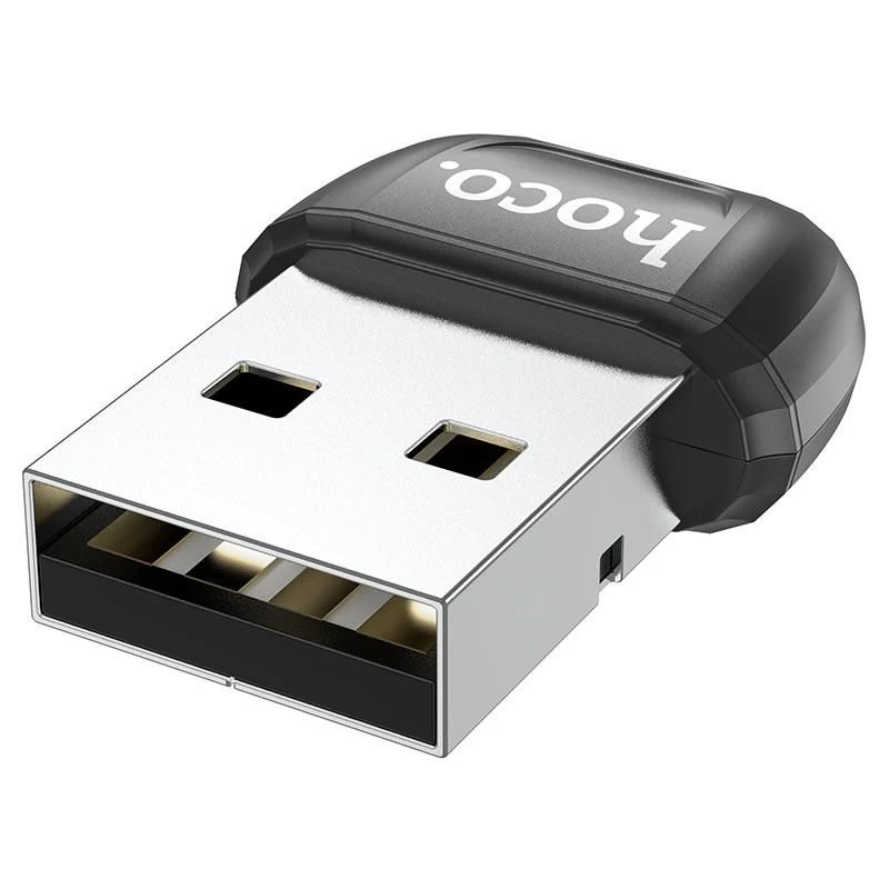 Bluetooth-адаптер Hoco UA18 v5.0 Black Інтерфейс підключення: USB;