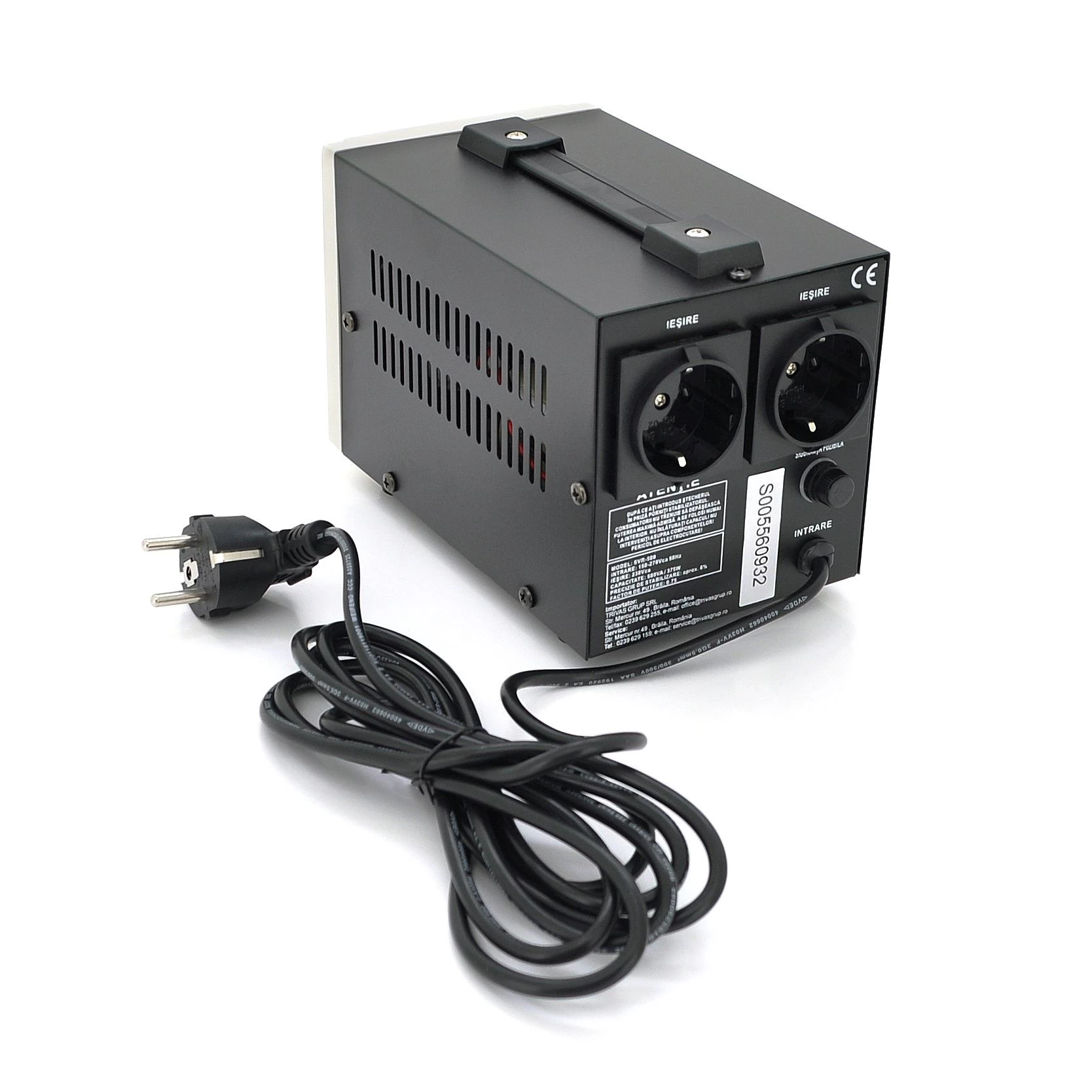 Conter SVR-500VA/375W (CR-SVR-500/29383) (UA) Тип стабилизатора: Релейный;