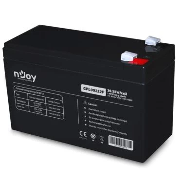 Njoy GPL09122F 12V 9AH (BTVACIUOCTA2FCN02B) AGM Номінальна напруга 12 В