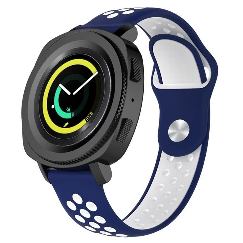 Ремешок BeCover Nike Style для Amazfit Stratos 1/2/2S/3/GTR 2/GTR 47mm/GTR Lite 47mm/Nexo/Pace Blue-White (705815) Тип: ремешок; Совместимость: Amazfit