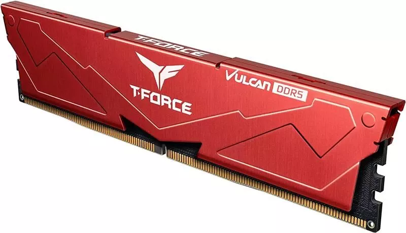 DDR5 2x16GB/6000 Team T-Force Vulcan Red (FLRD532G6000HC38ADC01) Тип оперативної пам'яті: DDR5;
