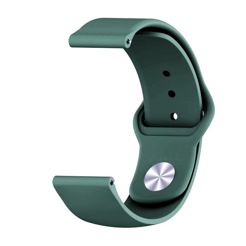 Силіконовий ремінець BeCover для Xiaomi iMi KW66/Mi Watch Color/Haylou LS01/Watch S1 Active Dark-Green (706366) Тип: ремінець; Сумісність: Xiaomi iMi