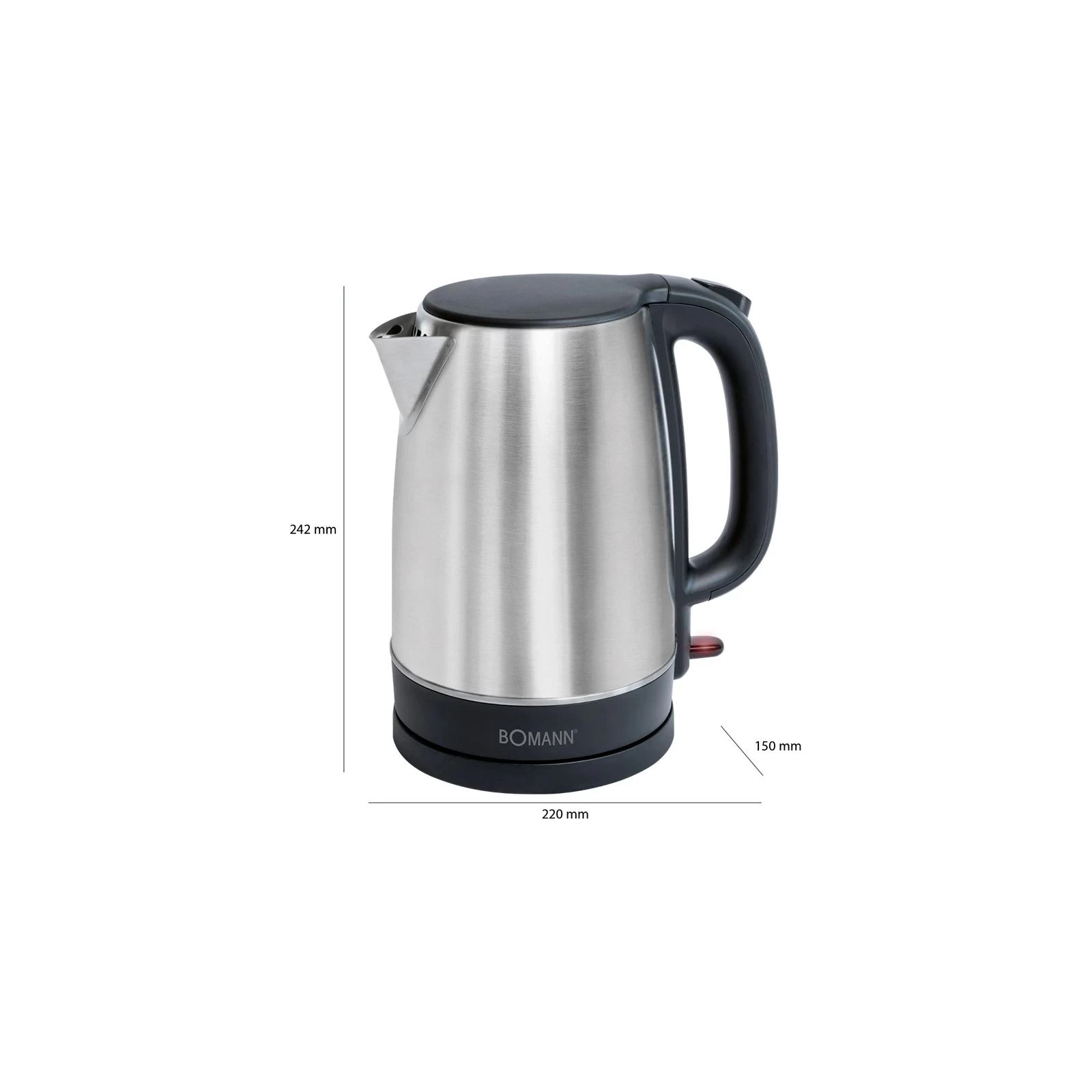 Bomann WKS 6043 CB (WKS6043CB) (UA) Об'єм 1.5 л
