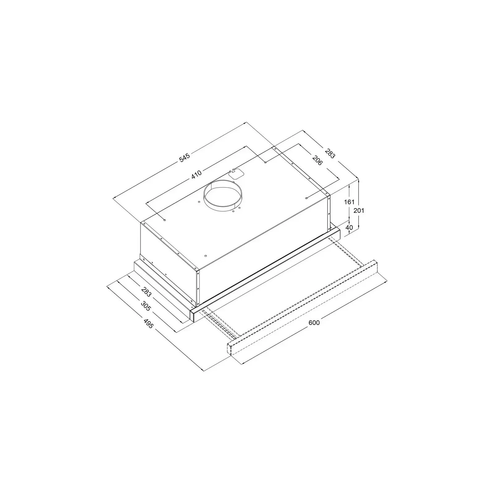 Borgio TLF (TR) 60 white glass (UA) Тип телескопічна