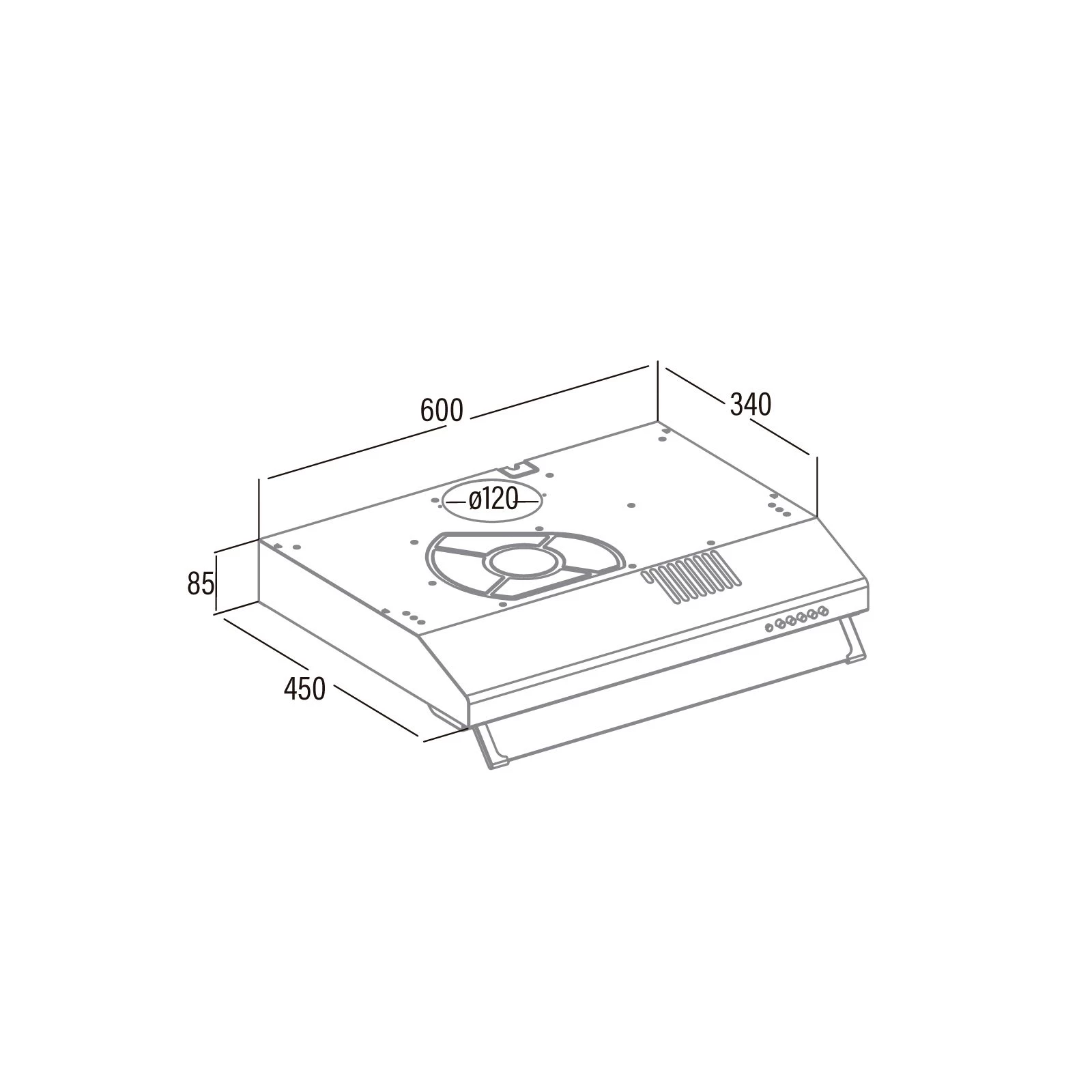 Cata LF 2060 X (UA) Тип: плоская; Тип монтажа: