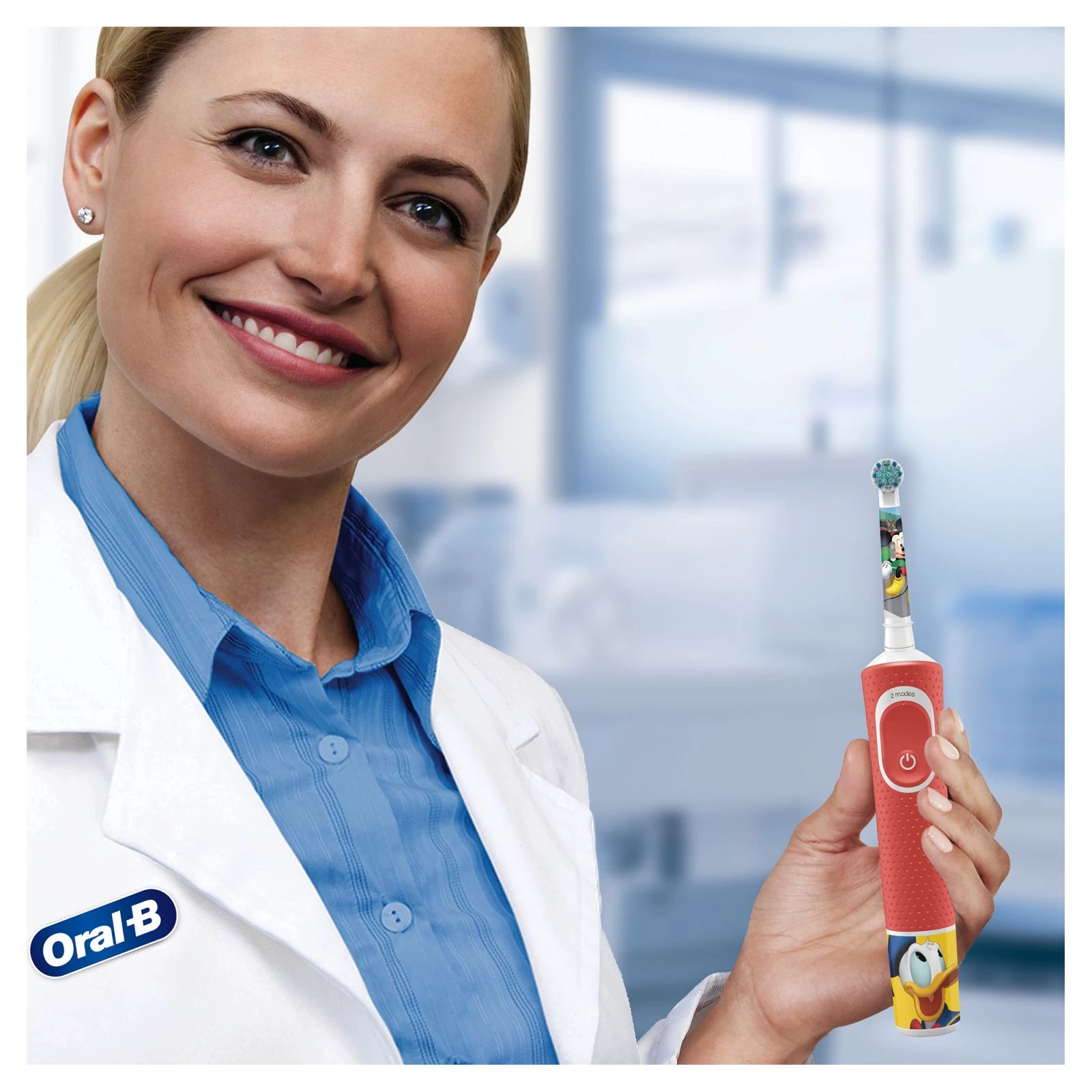 Електрична зубна щітка Oral-B D100.413.2K Mickey (UA) Вікова група: для дітей; Тип