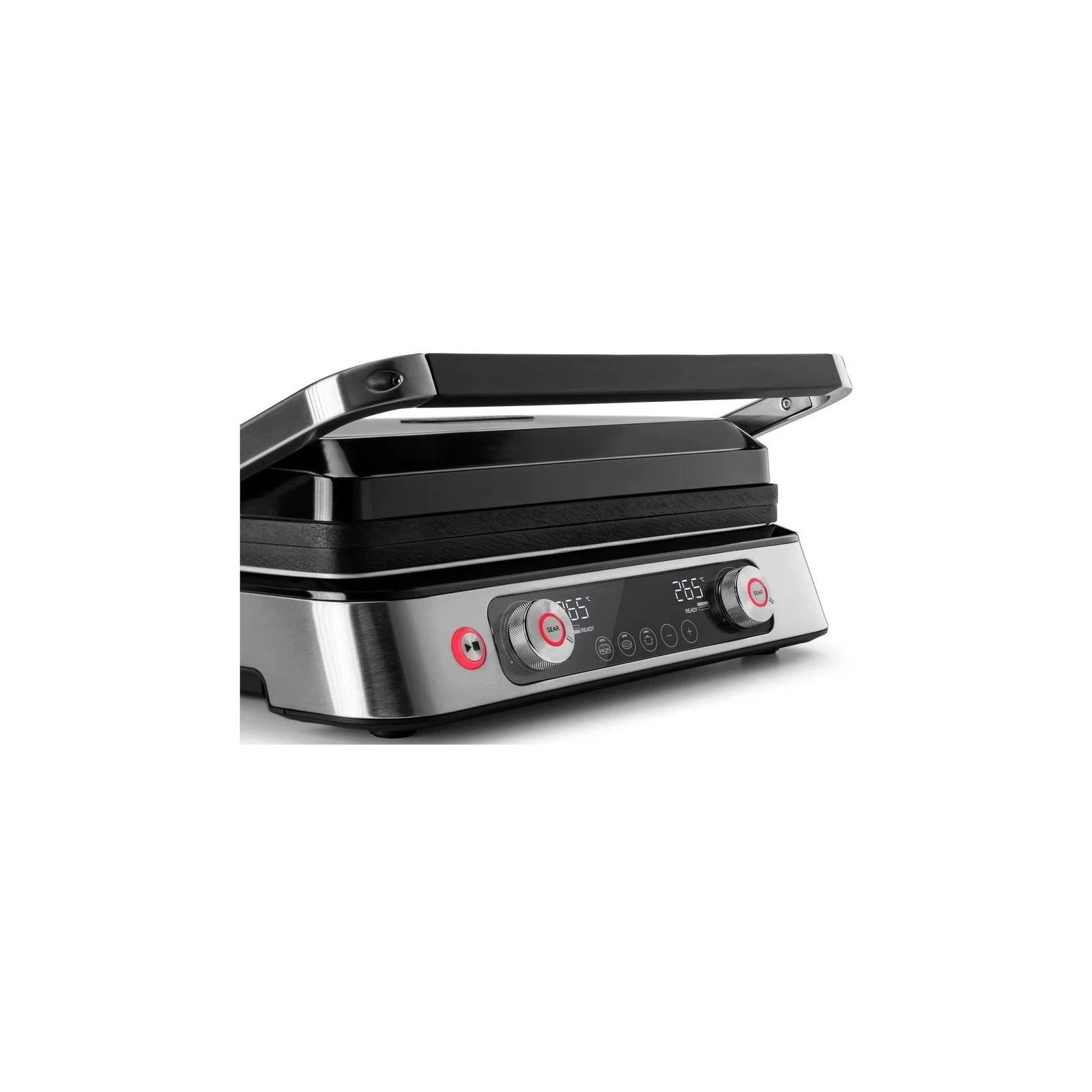 Електрогриль DeLonghi CGH 1112 D (CGH1112D) (UA) Поверхня плоска, ребриста