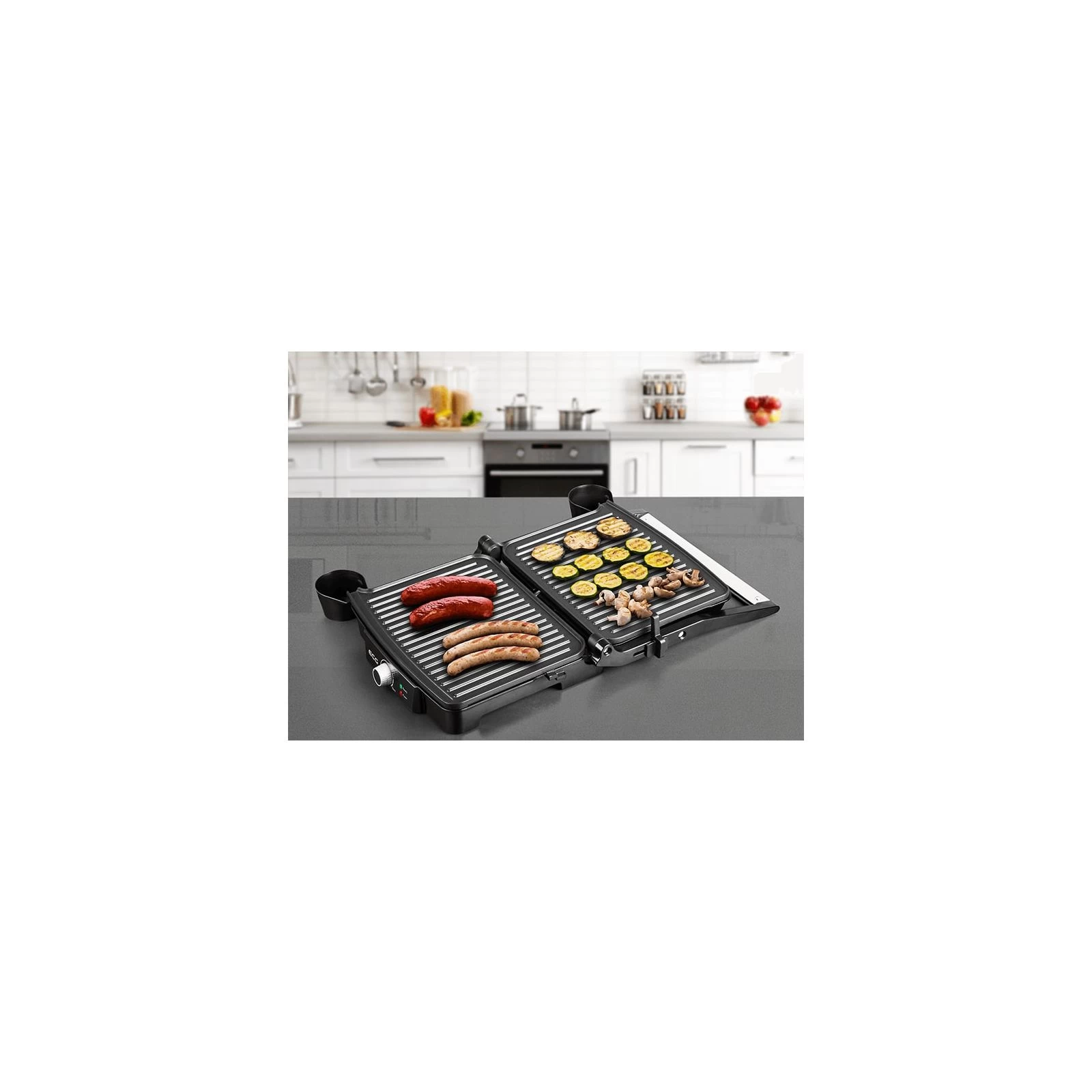 Электрогриль ECG KG 100 (KG100) (UA) Тип управления: механический;