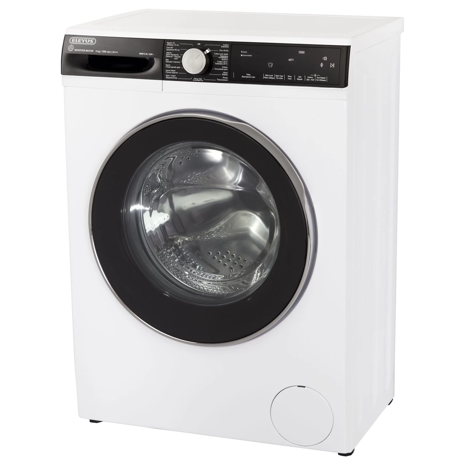 Eleyus WMFD061200I (UA) Тип: автомат, узкие 32-47 см; Способ