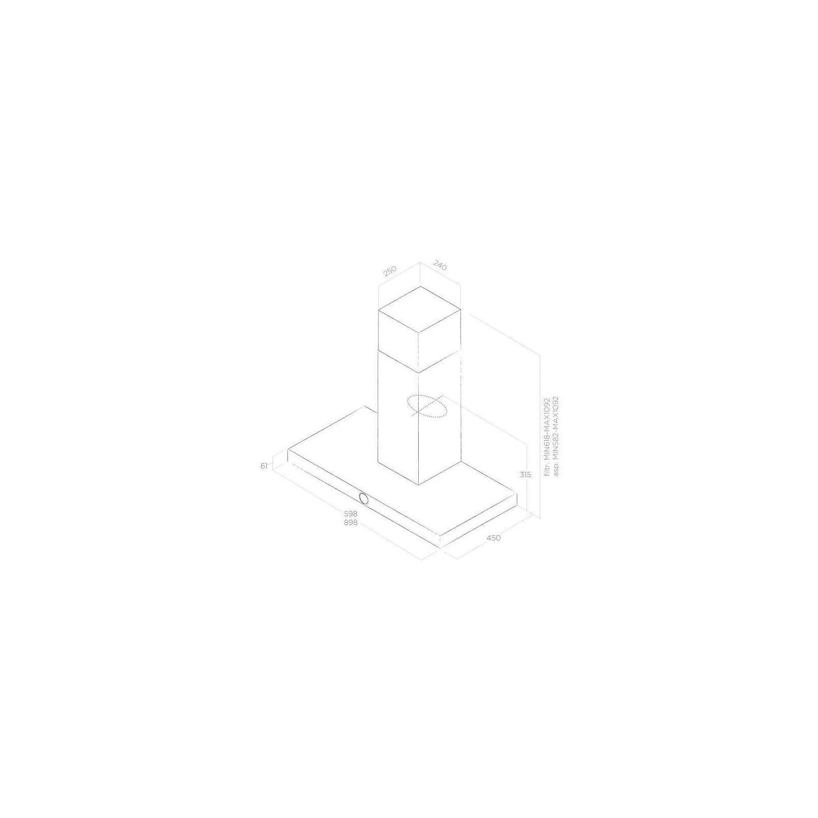 Elica LOL BL/A/60 MOON EDITION Тип: Т-подібна; Тип монтажу: