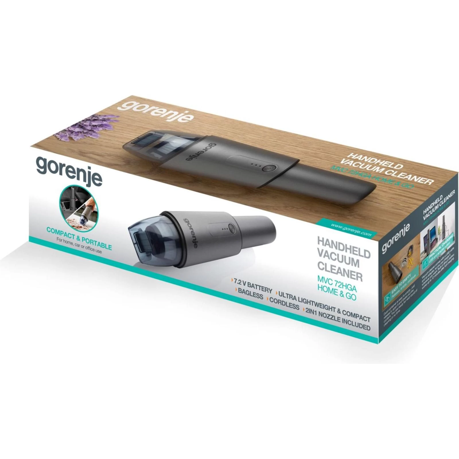 Gorenje MVC72HGA Тип збирання: суха; Тип