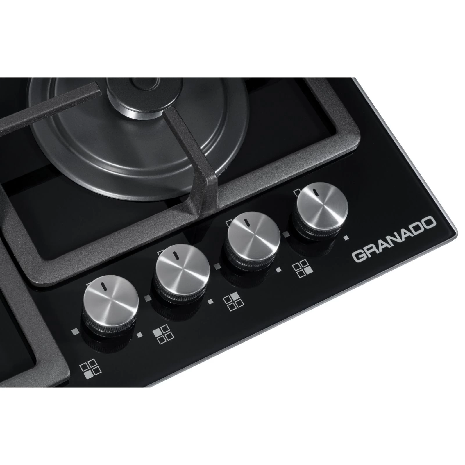 GRANADO GGH 62-114 black glass (GGH1621145) (UA) Тип поверхні: газова; Матеріал